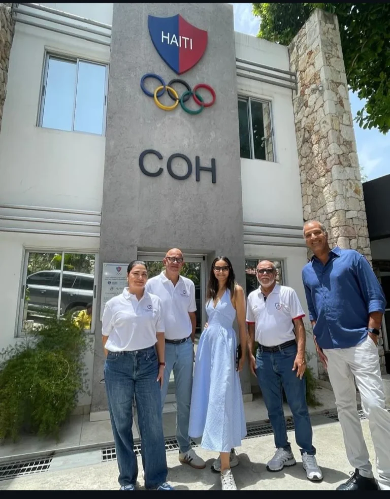 Le Comité Olympique d’Haïti et la Fondation AIC accueillent Stella Jean : quand la mode rencontre l’excellence sportive
